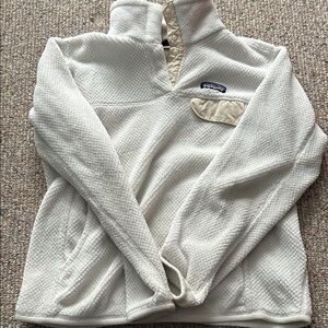 Patagonia Off-White Quarter-Zip Fleece